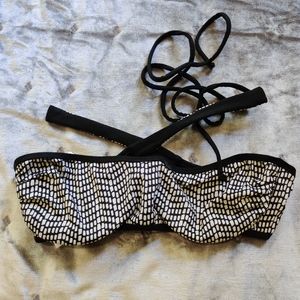 Studio La Perla Reversible Bandeau Underwire Bikini Top